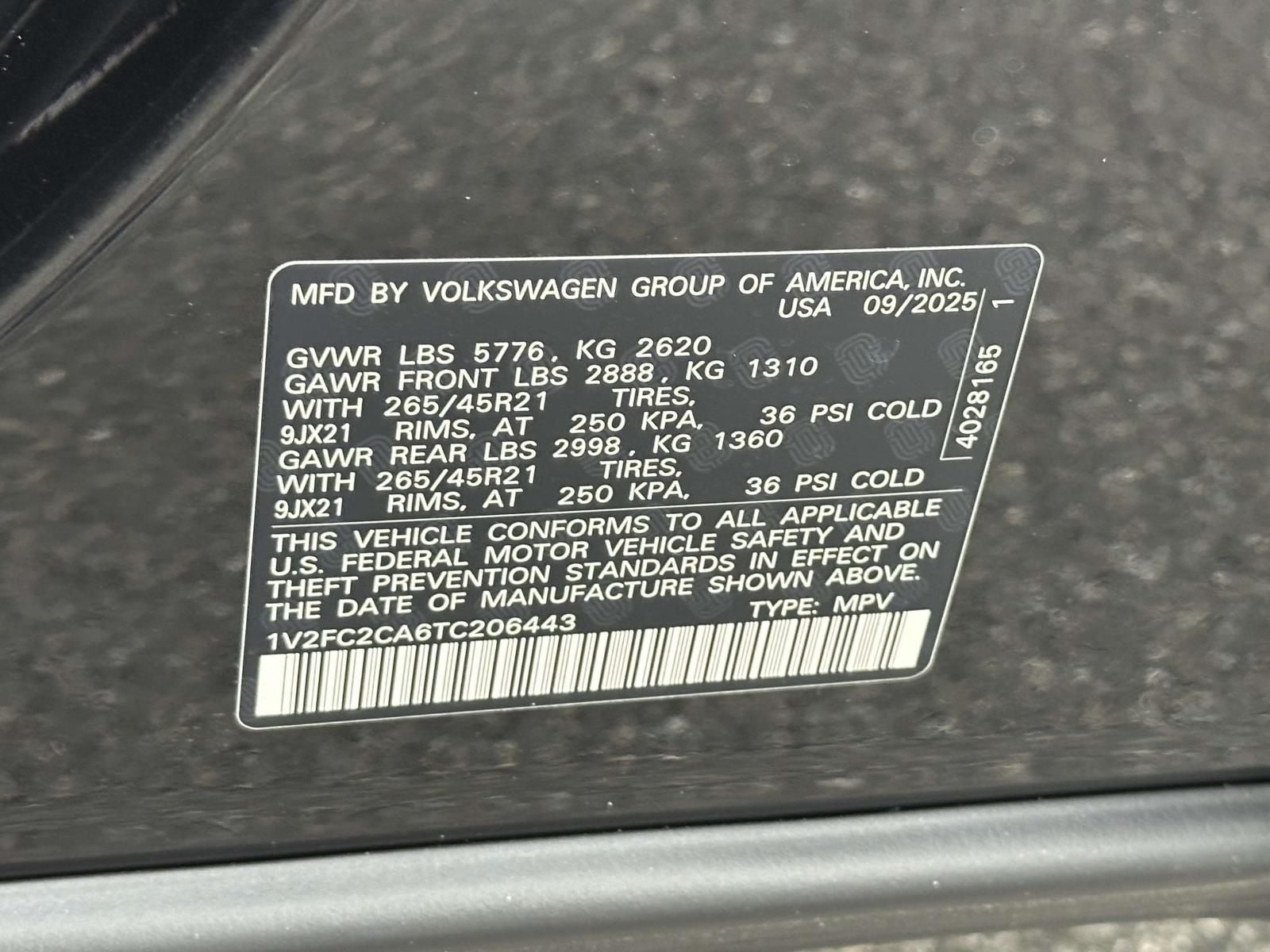 2026 Volkswagen Atlas Cross Sport 2.0T SEL Premium R-Line