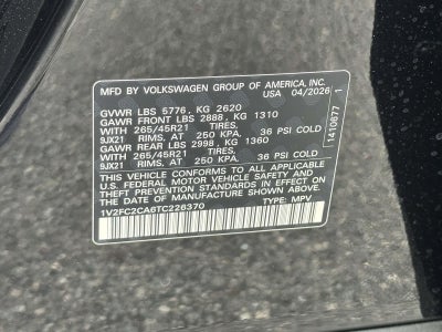 2026 Volkswagen Atlas Cross Sport 2.0T SEL Premium R-Line