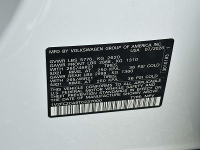 2026 Volkswagen Atlas Cross Sport 2.0T SEL Premium R-Line