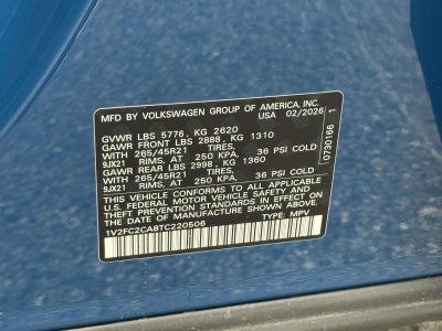 2026 Volkswagen Atlas Cross Sport 2.0T SEL Premium R-Line