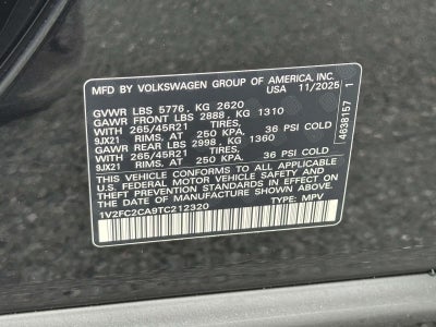 2026 Volkswagen Atlas Cross Sport 2.0T SEL Premium R-Line