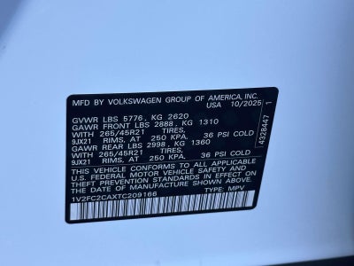 2026 Volkswagen Atlas Cross Sport 2.0T SEL Premium R-Line