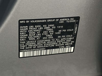 2026 Volkswagen Atlas 2.0T SEL Premium R-Line