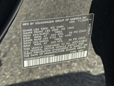 2026 Volkswagen Atlas 2.0T SE w/Technology