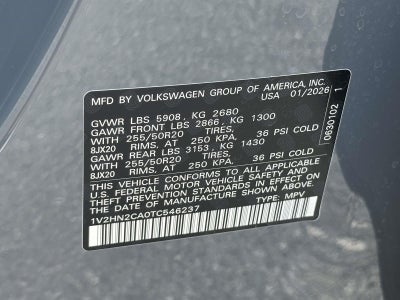 2026 Volkswagen Atlas 2.0T SE w/Technology