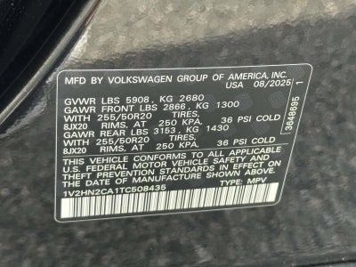 2026 Volkswagen Atlas 2.0T SE w/Technology