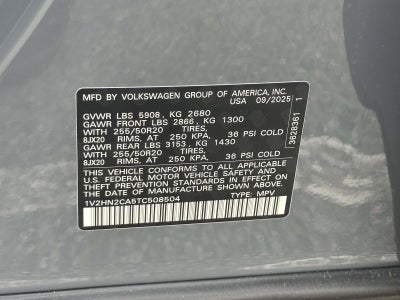 2026 Volkswagen Atlas 2.0T SE w/Technology