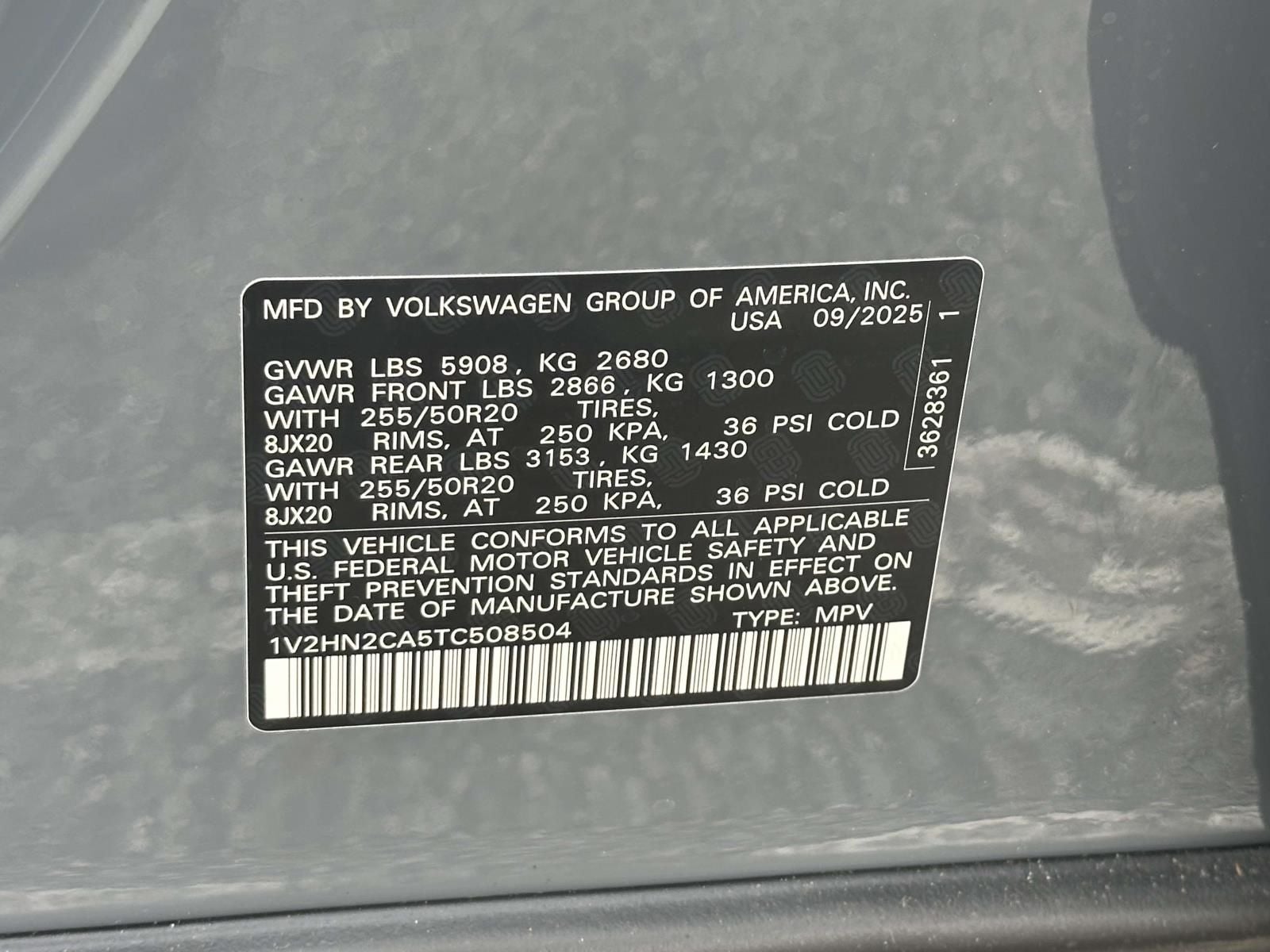 2026 Volkswagen Atlas 2.0T SE w/Technology