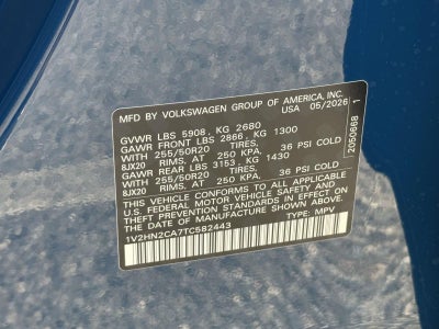 2026 Volkswagen Atlas 2.0T SE w/Technology