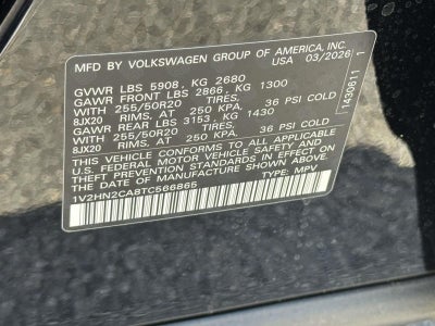 2026 Volkswagen Atlas 2.0T SE w/Technology