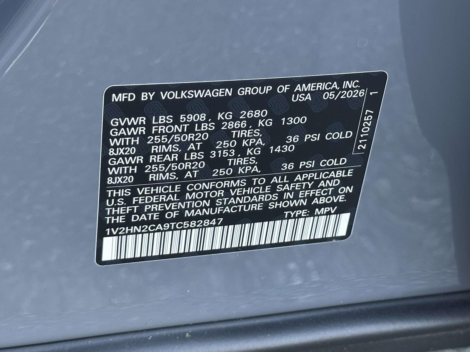 2026 Volkswagen Atlas 2.0T SE w/Technology