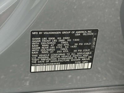 2026 Volkswagen Atlas 2.0T SE w/Technology