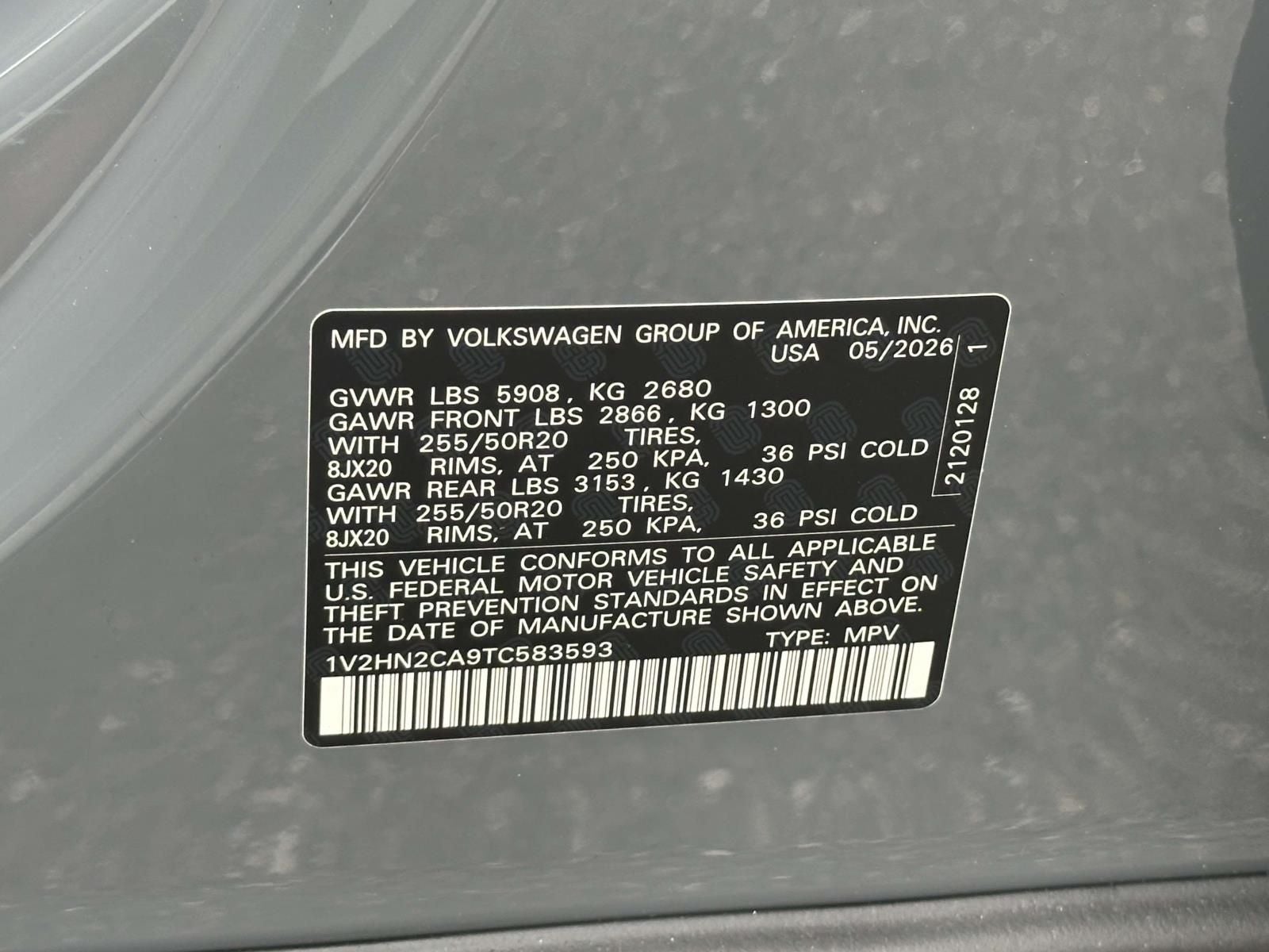 2026 Volkswagen Atlas 2.0T SE w/Technology