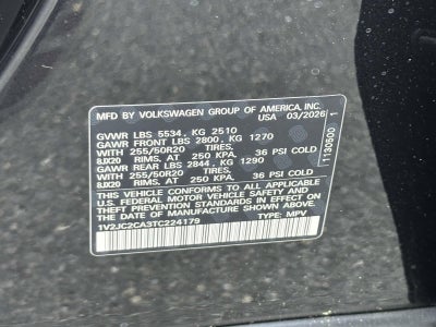2026 Volkswagen Atlas Cross Sport 2.0T SE w/Technology