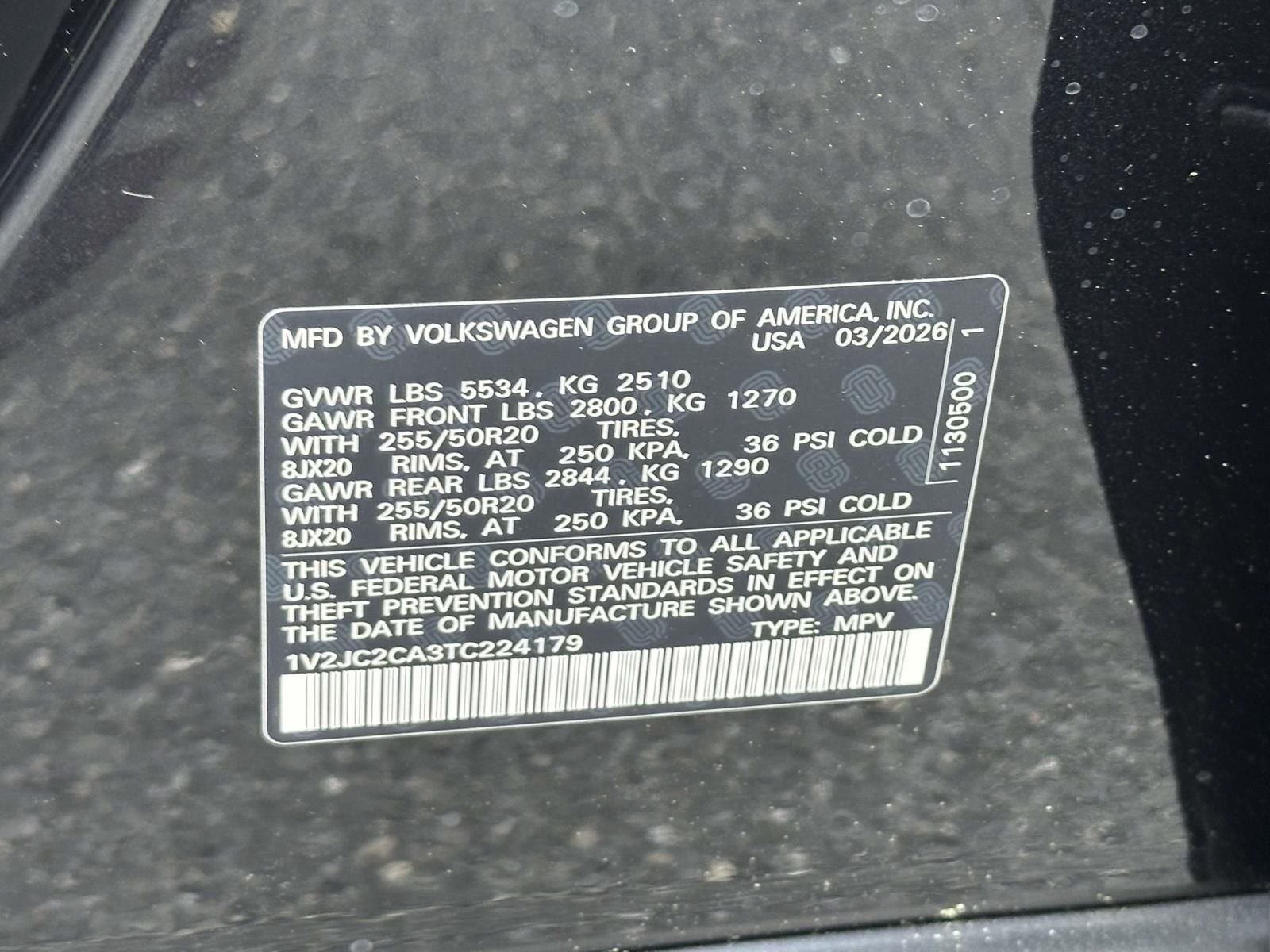 2026 Volkswagen Atlas Cross Sport 2.0T SE w/Technology