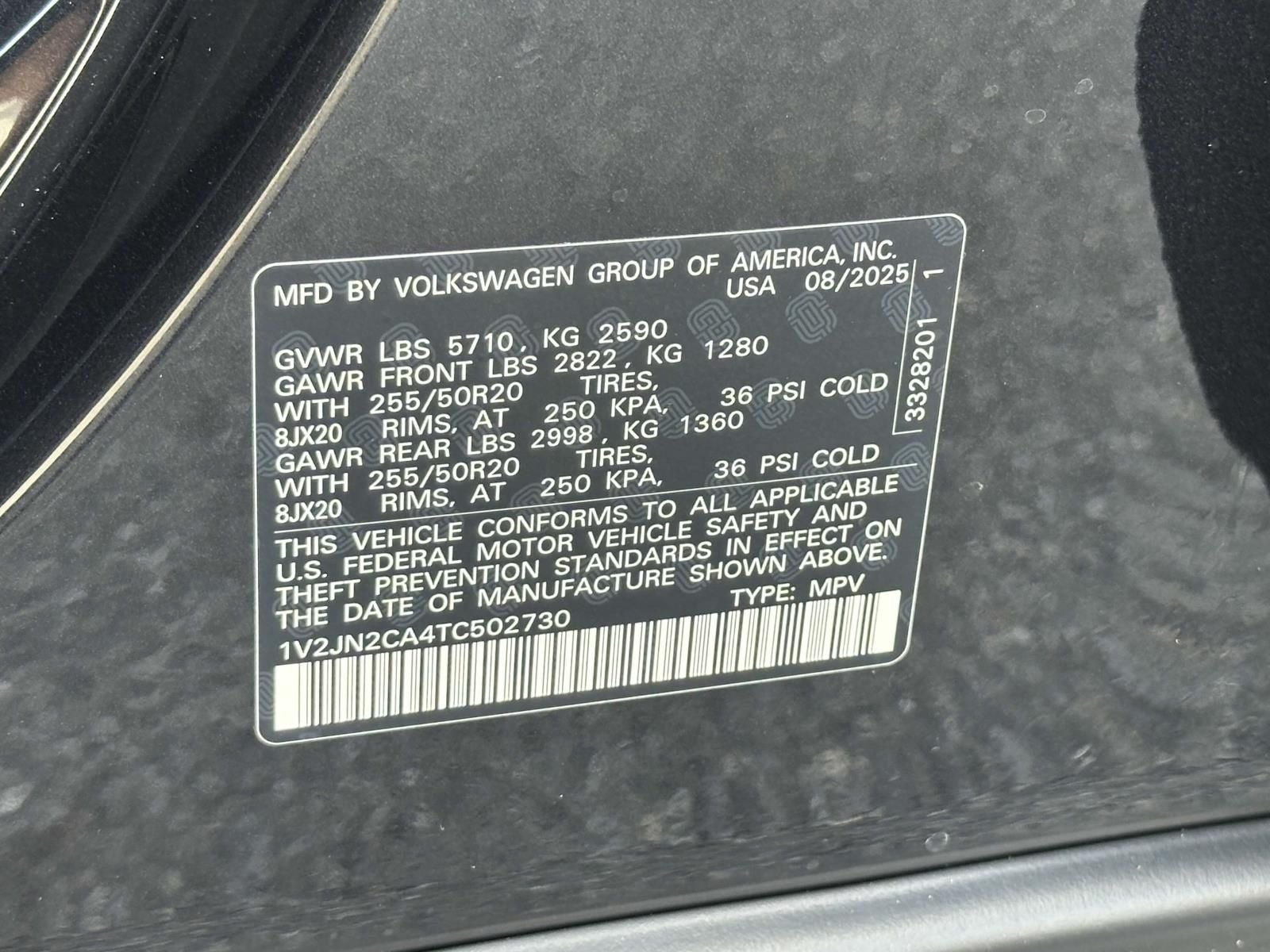 2026 Volkswagen Atlas 2.0T SE w/Technology