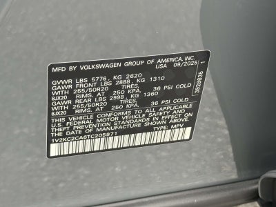 2026 Volkswagen Atlas Cross Sport 2.0T SE w/Technology