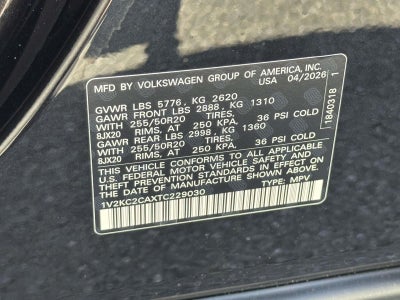 2026 Volkswagen Atlas Cross Sport 2.0T SE w/Technology