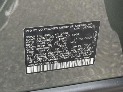 2026 Volkswagen Atlas 2.0T SE w/Technology