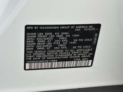 2026 Volkswagen Atlas 2.0T SE w/Technology