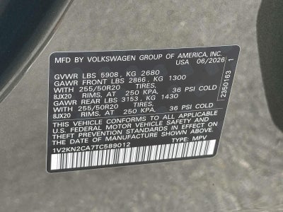 2026 Volkswagen Atlas 2.0T SE w/Technology