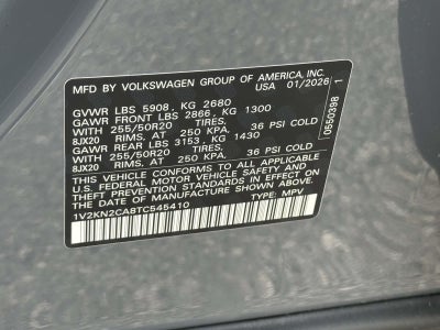 2026 Volkswagen Atlas 2.0T SE w/Technology