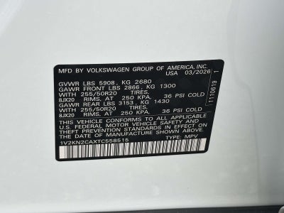 2026 Volkswagen Atlas 2.0T SE w/Technology