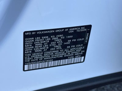 2026 Volkswagen Atlas 2.0T SE