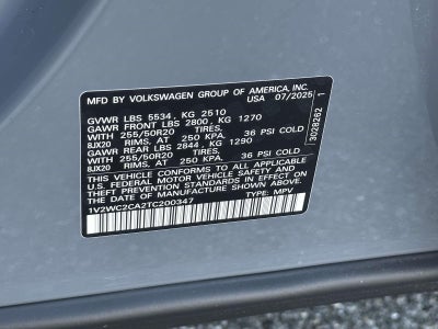 2026 Volkswagen Atlas Cross Sport 2.0T SE w/Technology