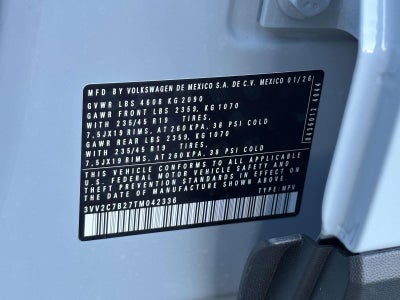 2026 Volkswagen Taos 1.5T SE Black