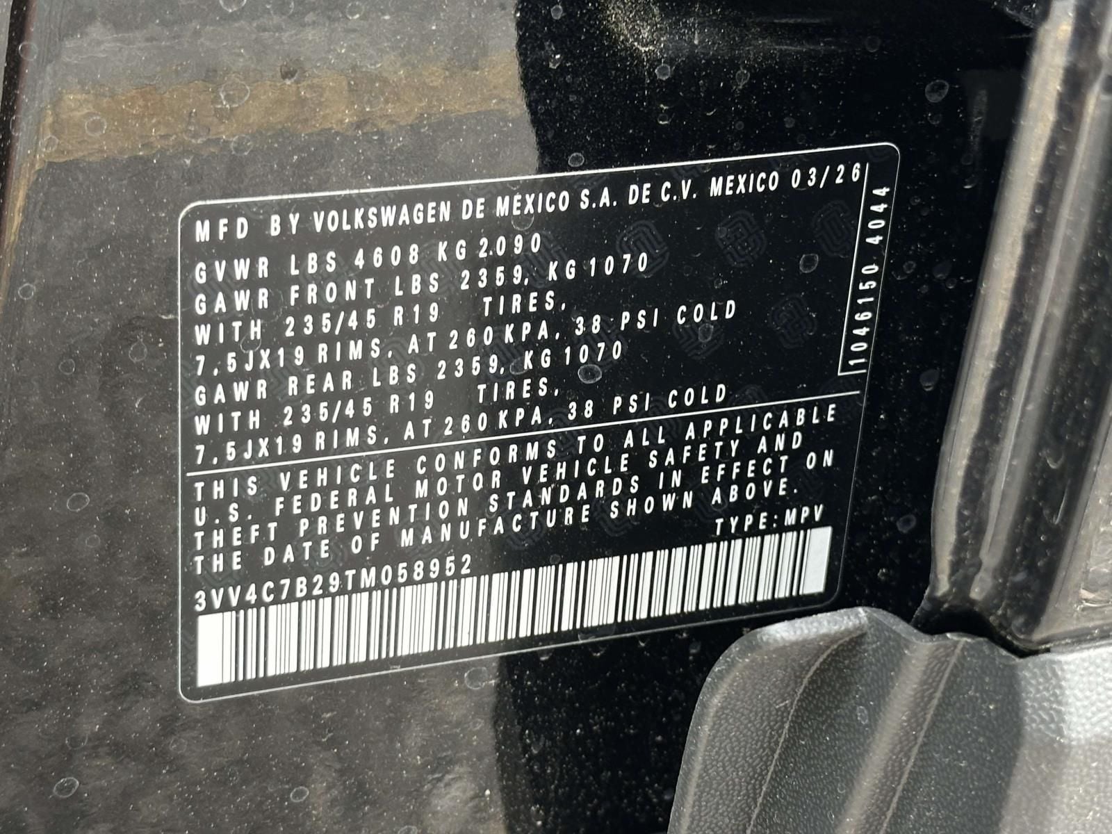 2026 Volkswagen Taos 1.5T SEL