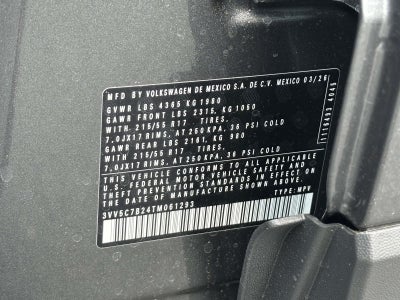 2026 Volkswagen Taos 1.5T S