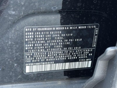 2026 Volkswagen Tiguan 2.0T S