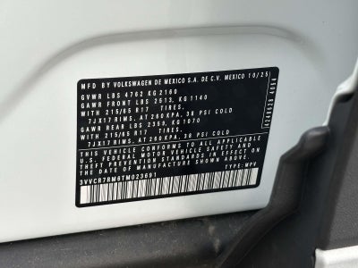 2026 Volkswagen Tiguan 2.0T S