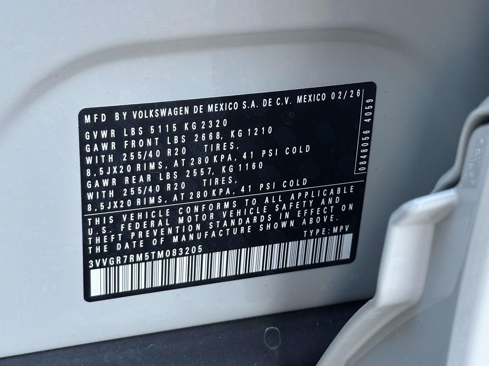 2026 Volkswagen Tiguan 2.0T SE R-Line Black