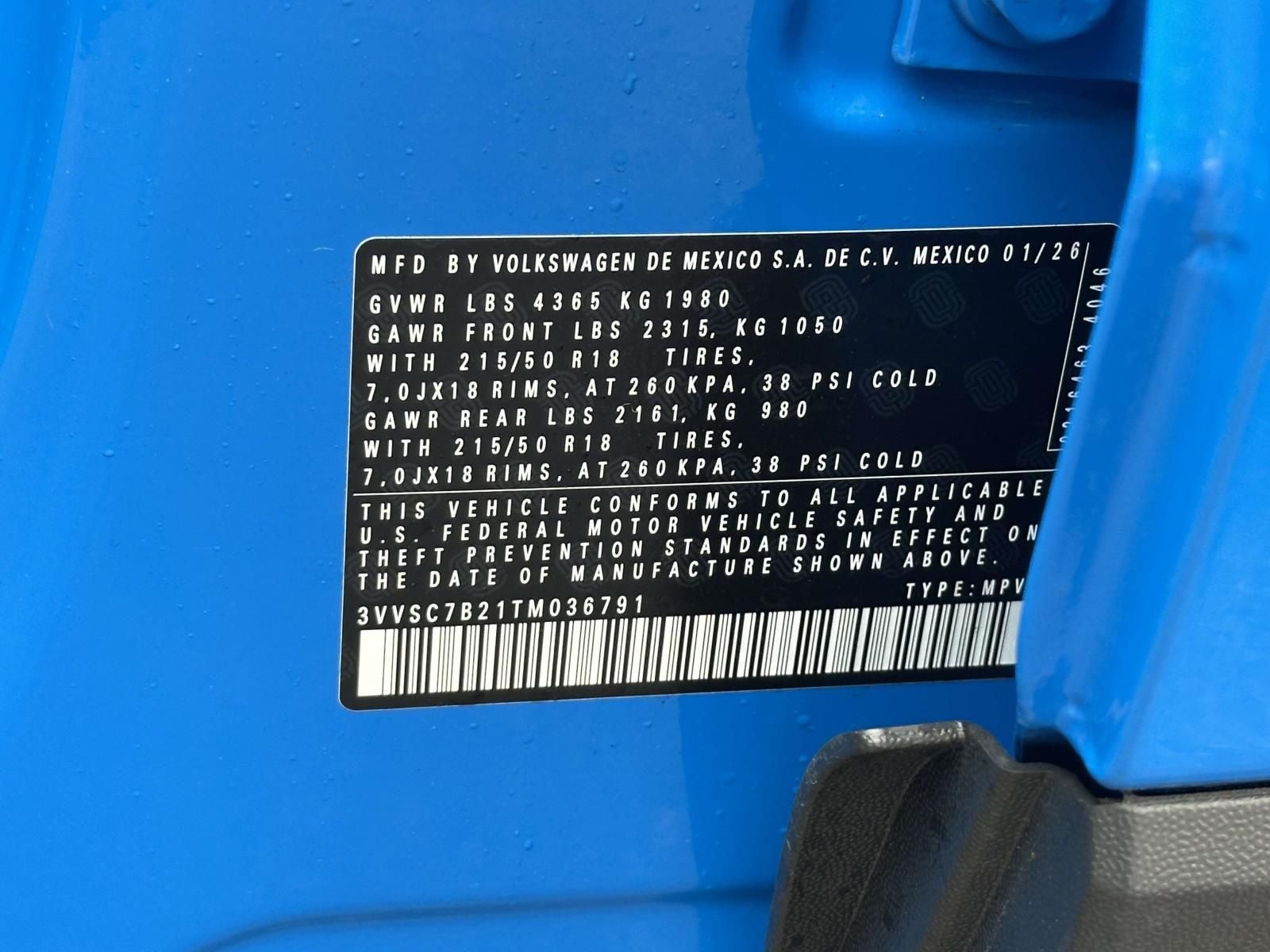 2026 Volkswagen Taos 1.5T SE