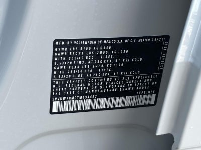 2026 Volkswagen Tiguan 2.0T SEL R-Line Turbo