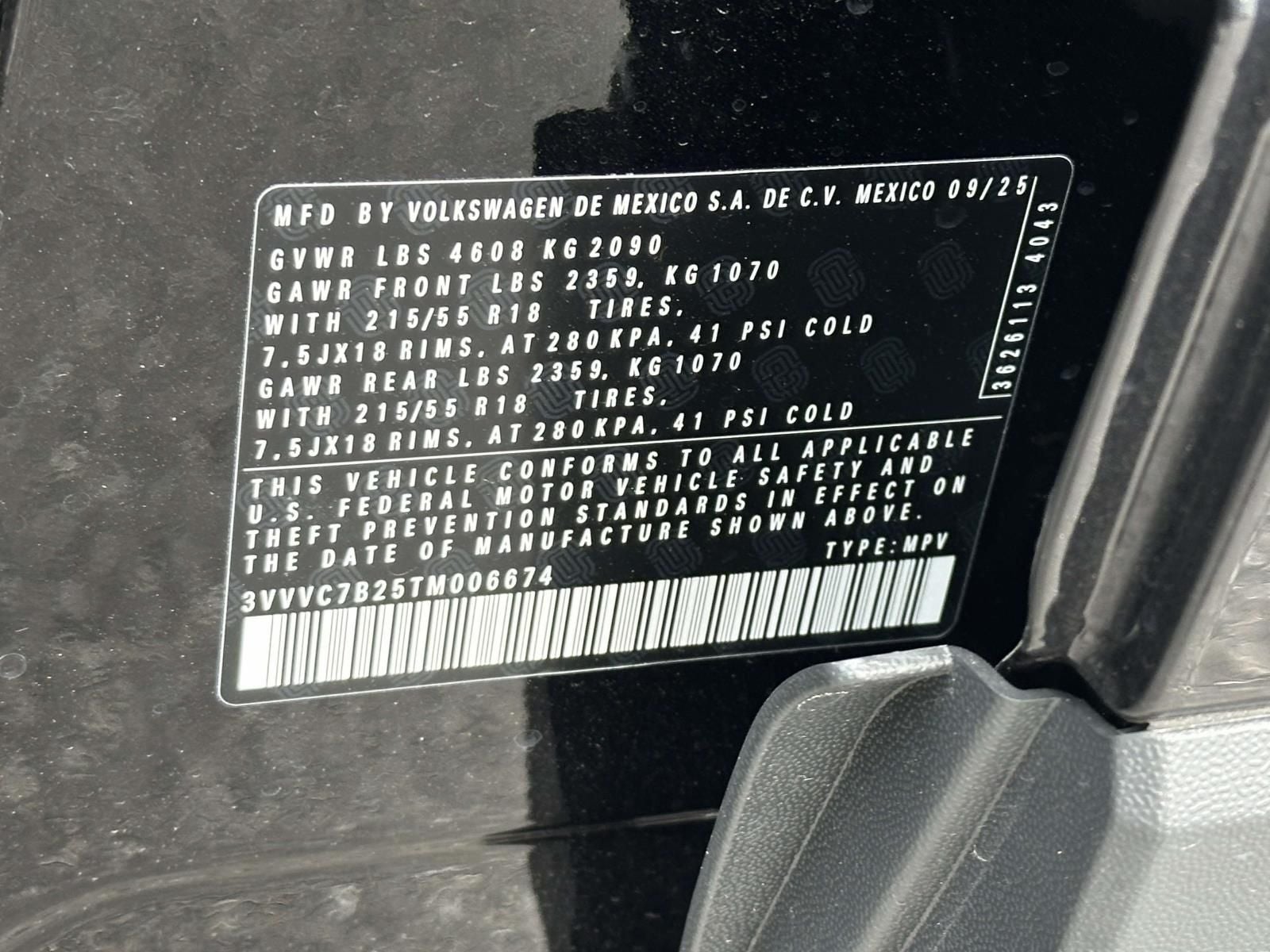 2026 Volkswagen Taos 1.5T SE