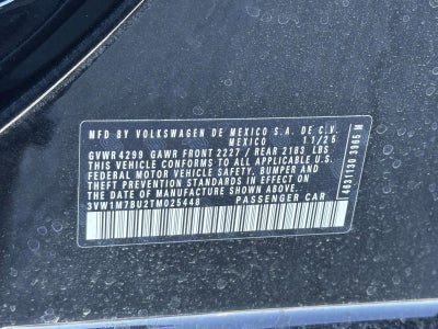 2026 Volkswagen Jetta GLI 2.0T Autobahn