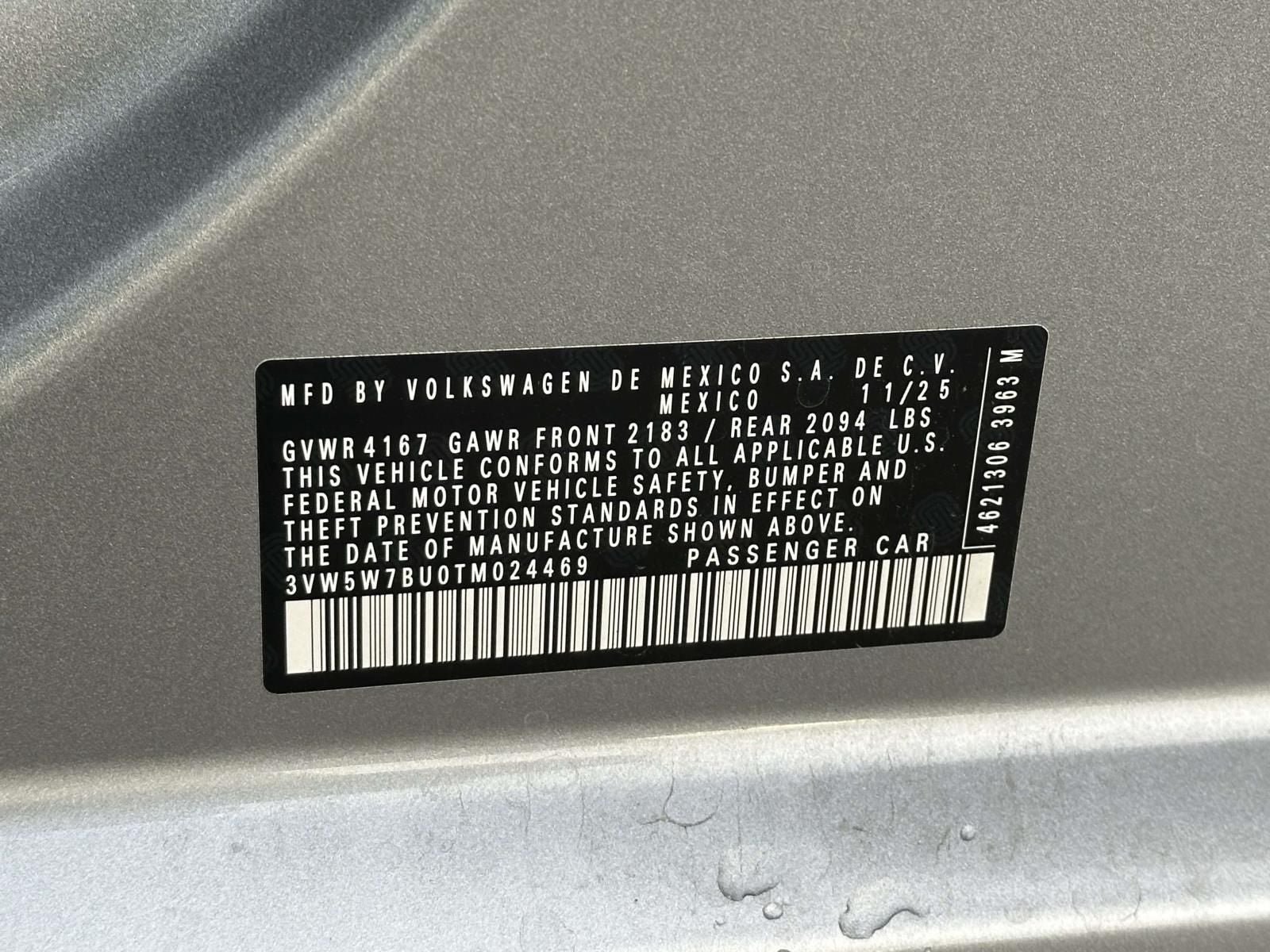 2026 Volkswagen Jetta 1.5T S