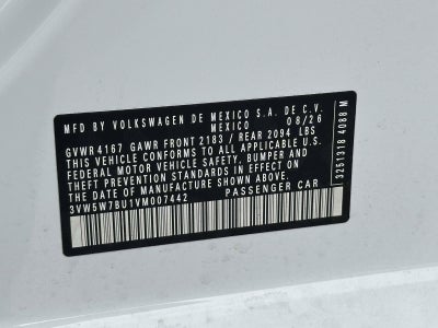 2027 Volkswagen Jetta 1.5T S