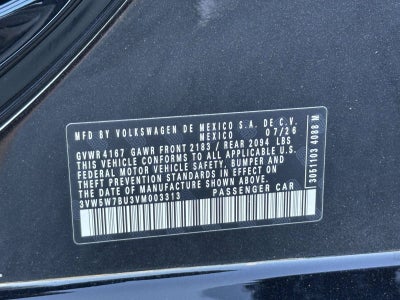 2027 Volkswagen Jetta 1.5T S