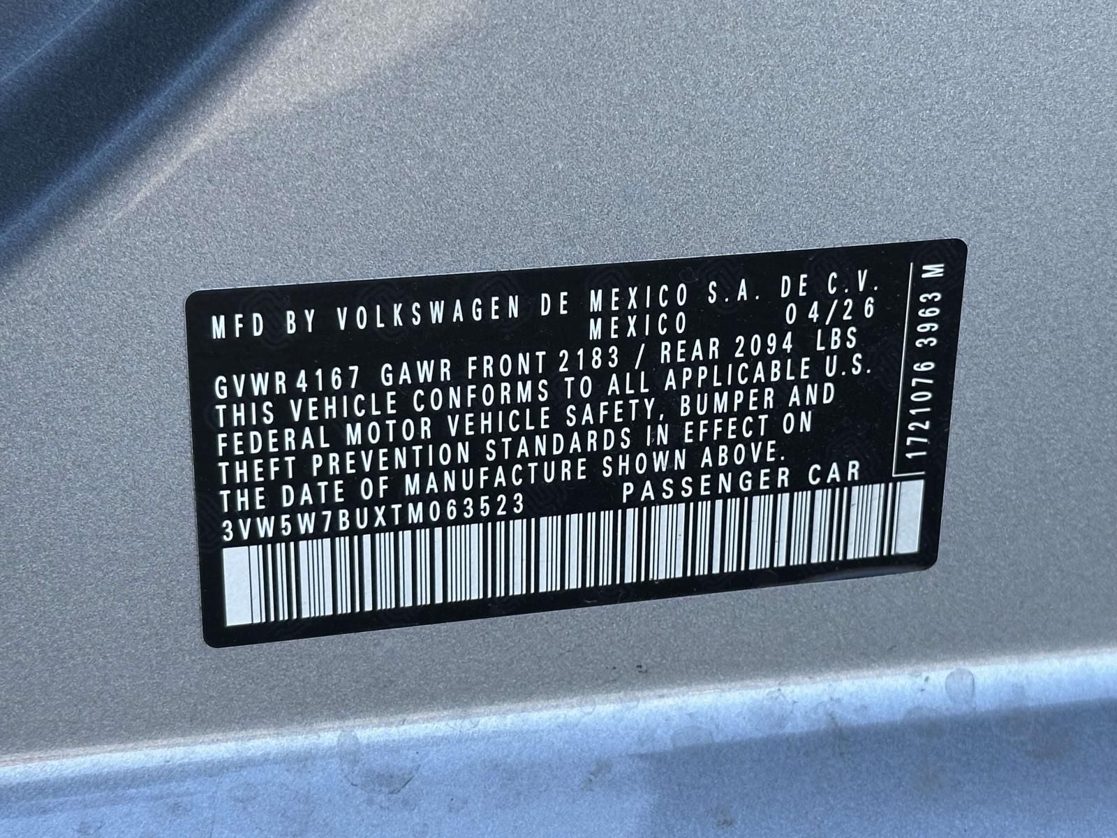 2026 Volkswagen Jetta 1.5T S