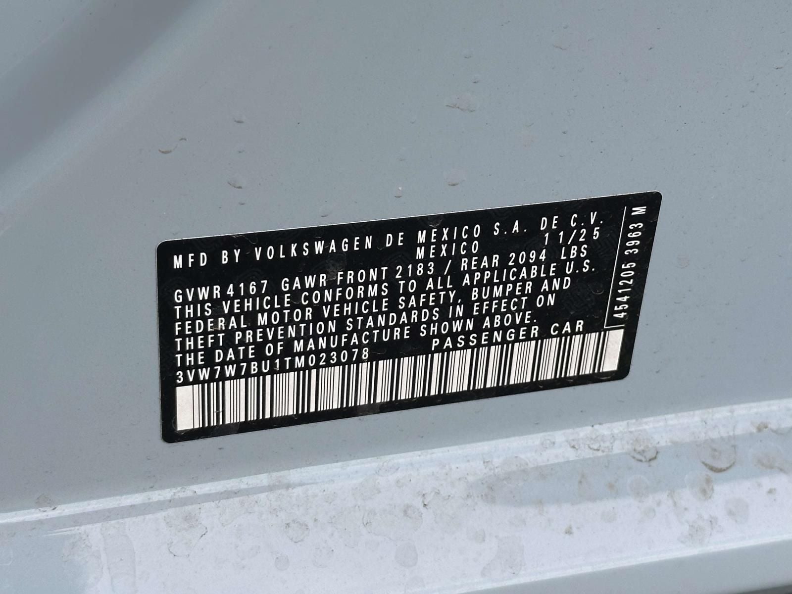 2026 Volkswagen Jetta 1.5T SE