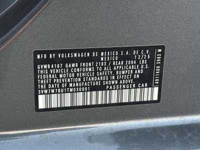 2026 Volkswagen Jetta 1.5T SE