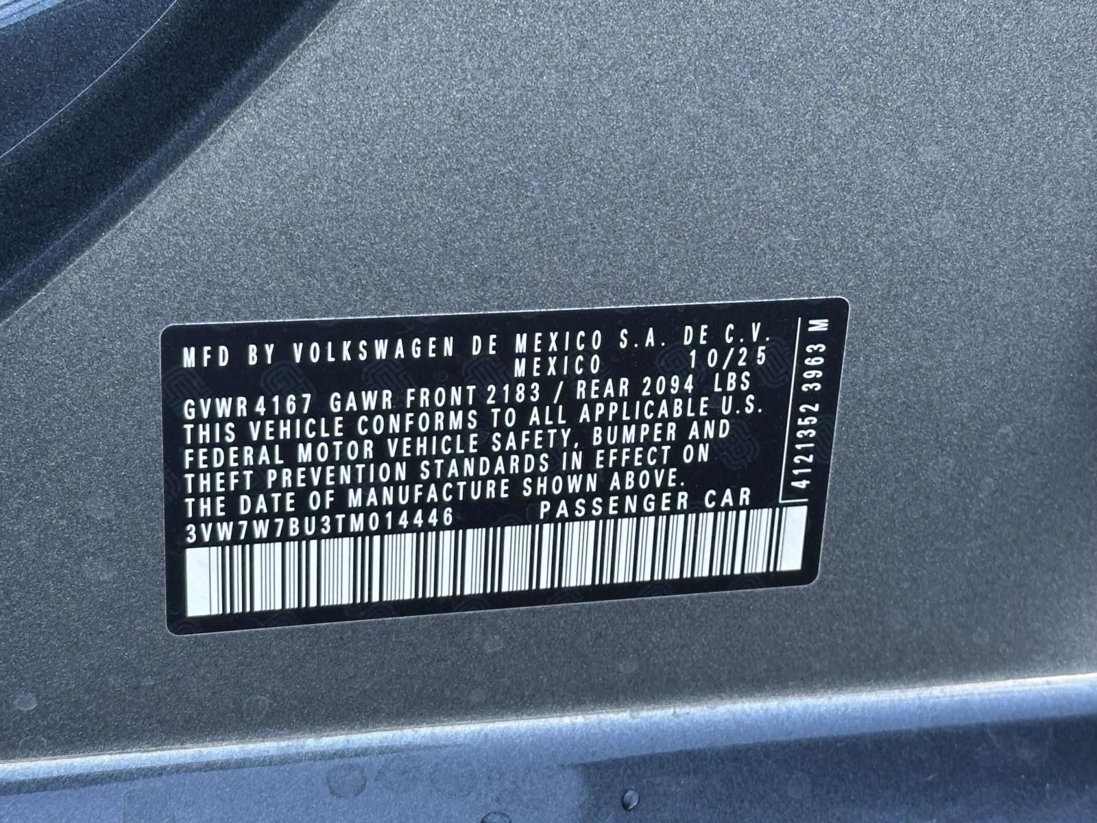 2026 Volkswagen Jetta 1.5T SE