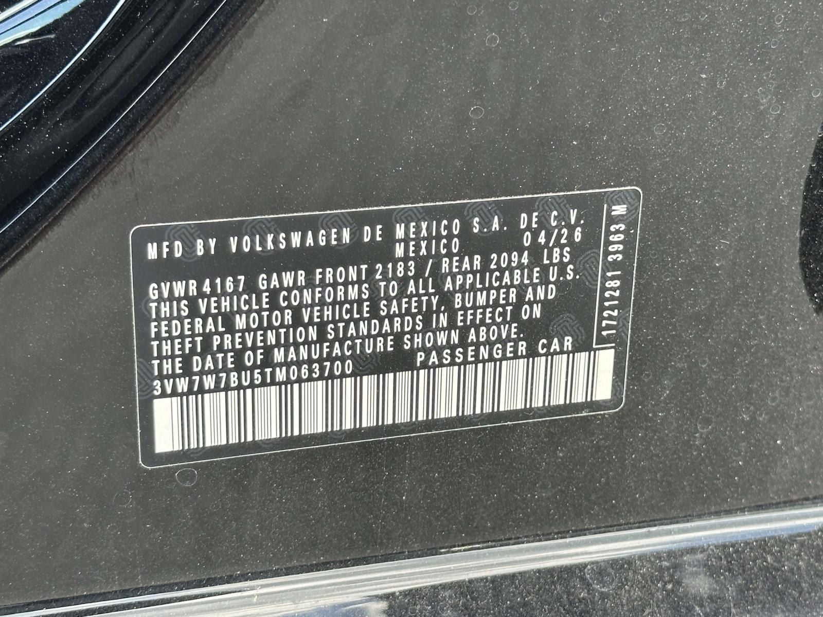 2026 Volkswagen Jetta 1.5T SE