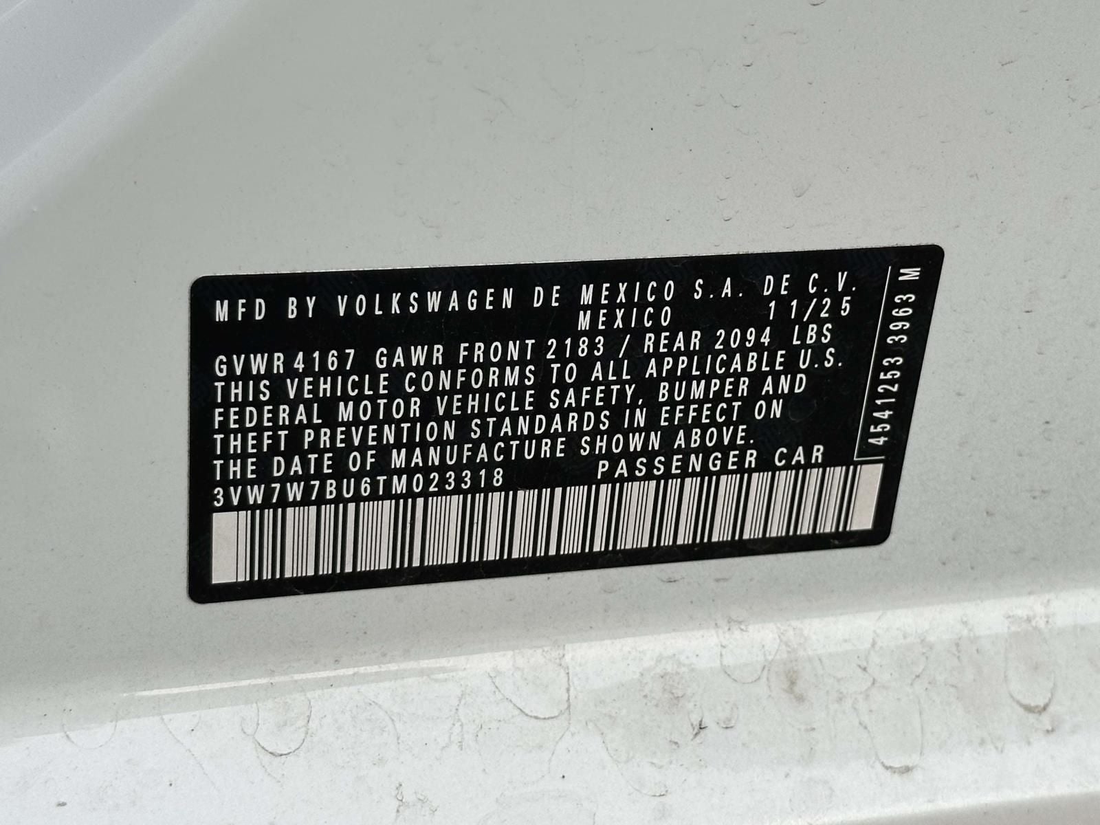 2026 Volkswagen Jetta 1.5T SE