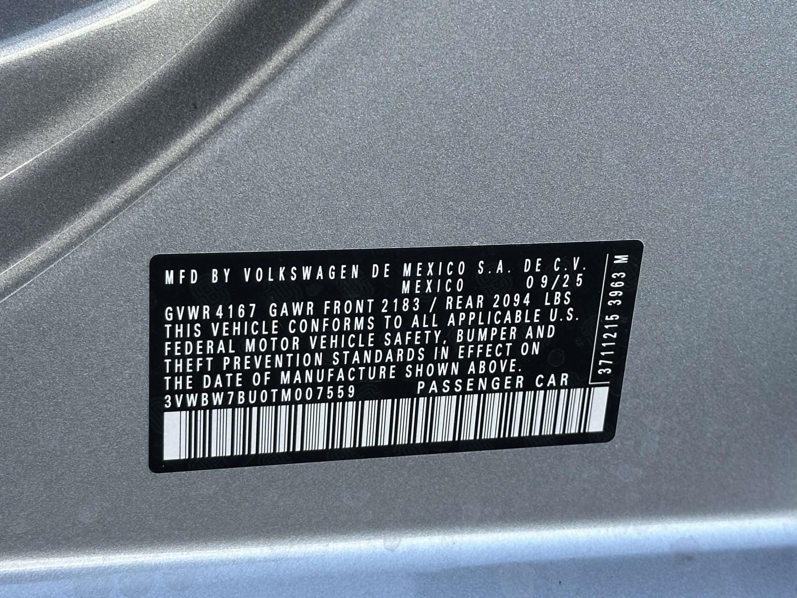 2026 Volkswagen Jetta 1.5T Sport