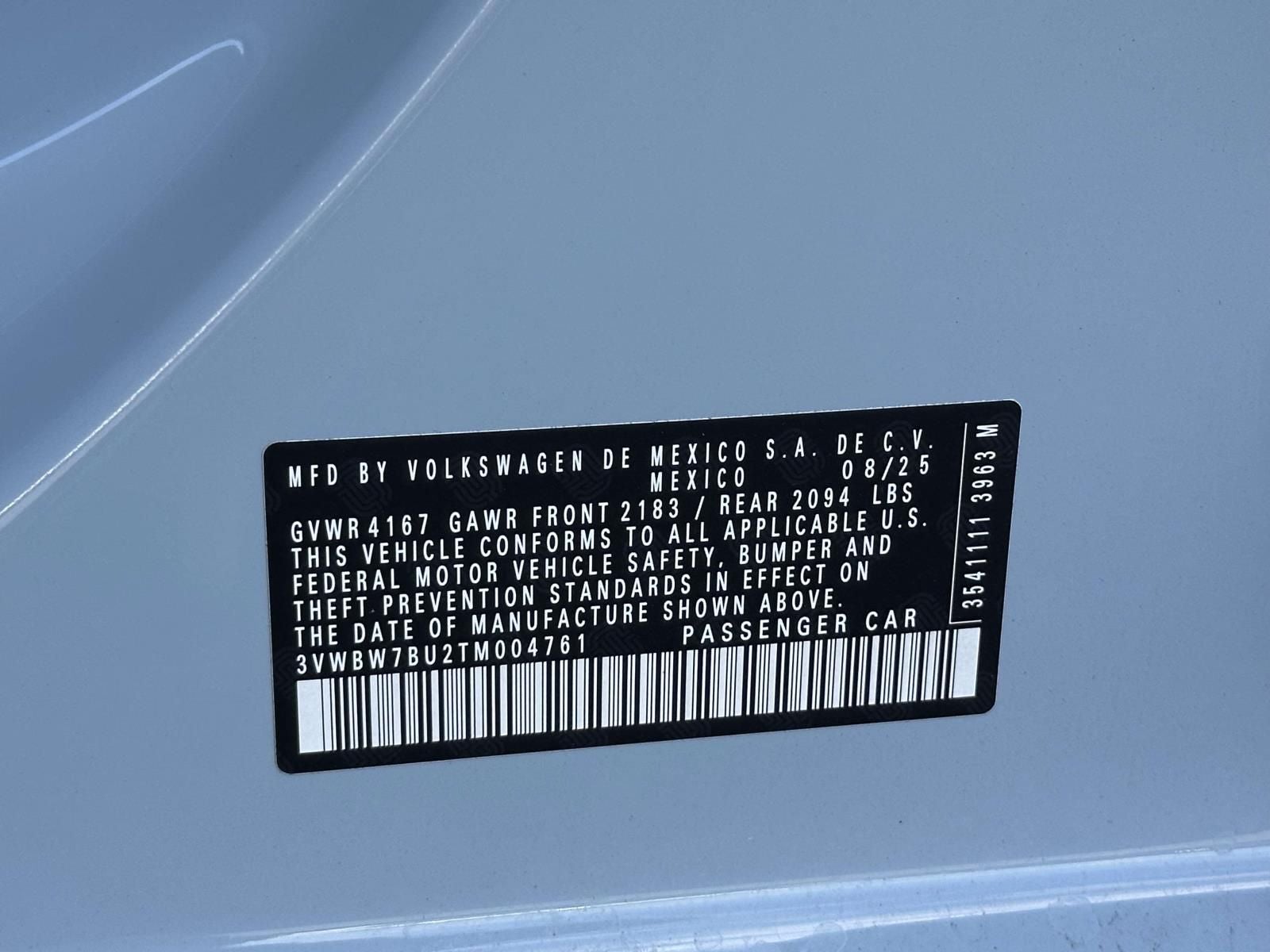 2026 Volkswagen Jetta 1.5T Sport